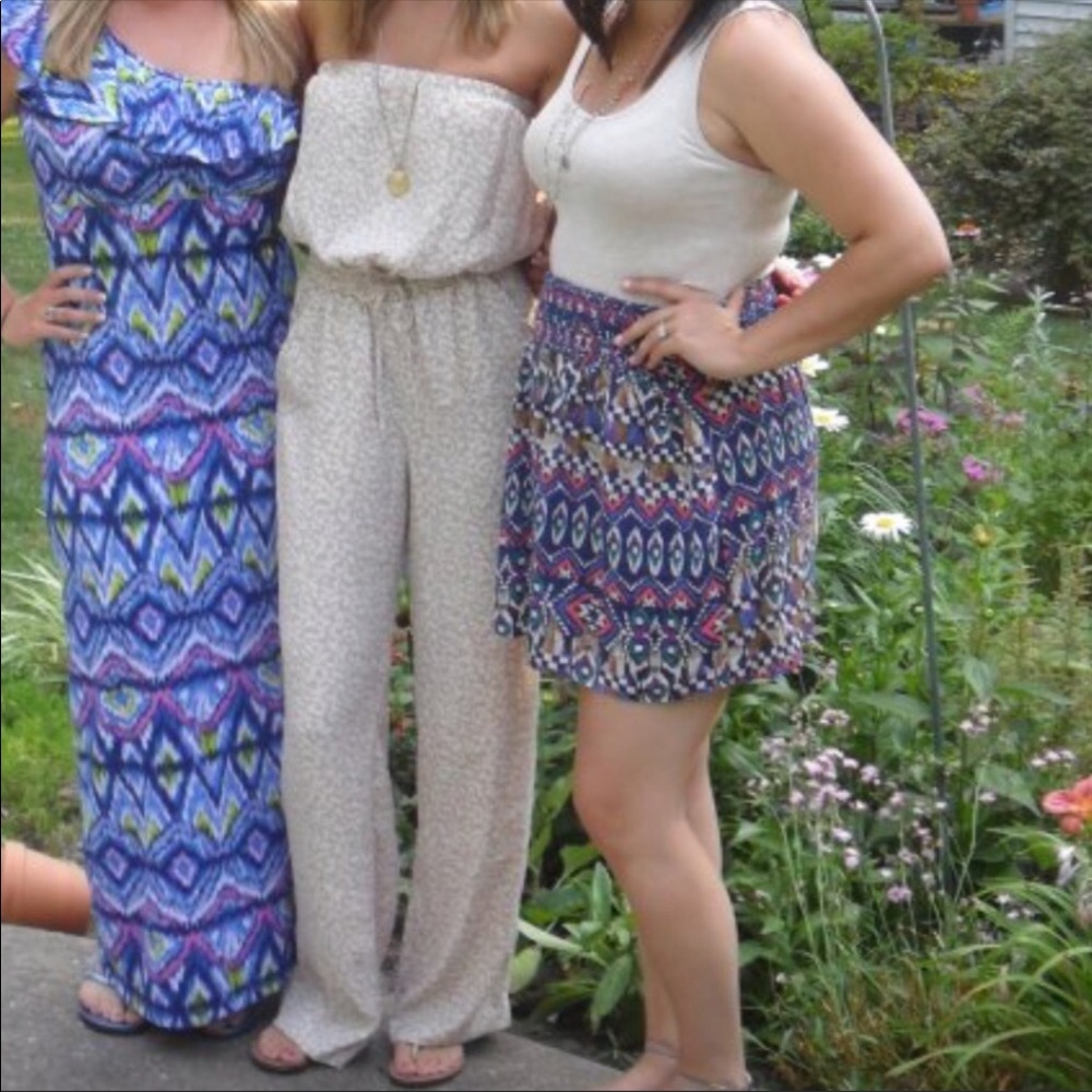 Super comfy animal print jumpsuit!